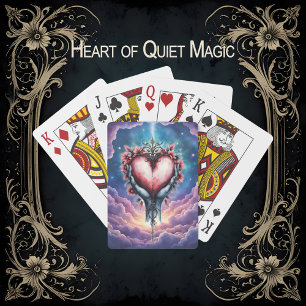 Jeu De Cartes Cœur de Magie Silencieuse