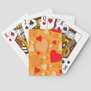 Jeu De Cartes Coeur de papier décoratif 7