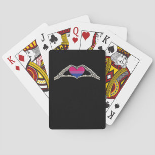 Jeu De Cartes Coeur des mains osseuses Goth bisexuel