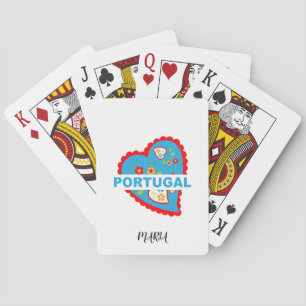 Jeu De Cartes Coeur portugais joyeux