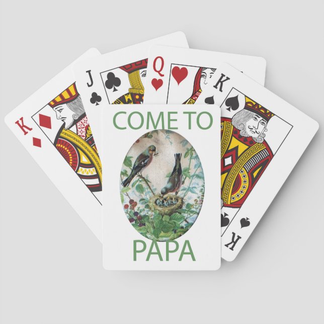 Jeu De Cartes Cœurs affamés : Papa a de la nourriture ! (dos)