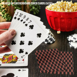 Jeu De Cartes Coeurs sur le tableau de bord