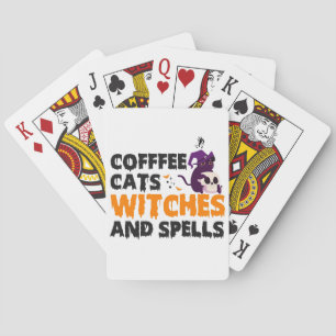 Jeu De Cartes Coffee Cats sorcières et sorts Drôle cadeau Éffray