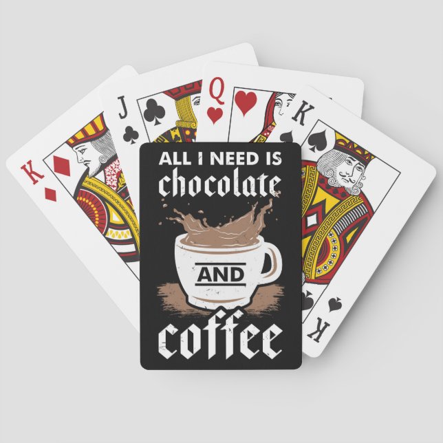 Jeu De Cartes Coffee Lover Chocolate And Coffee (dos)