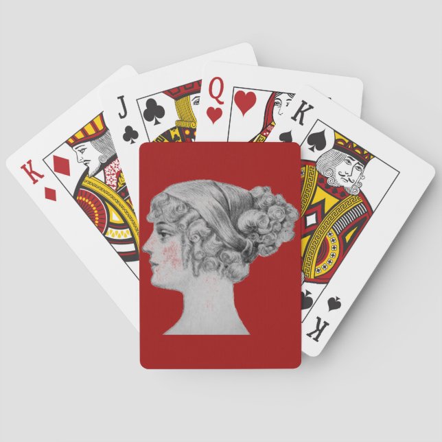 Jeu De Cartes Coiffure vintage (dos)