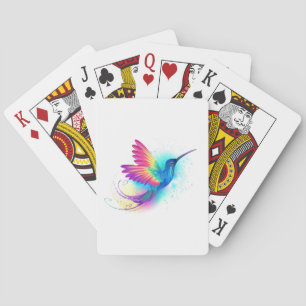 Jeu De Cartes Colibri arc-en-ciel exotique