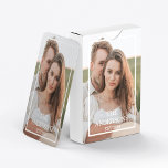 Jeu De Cartes Collage de couple moderne photo et cadeau familial<br><div class="desc">Collage de couple moderne photo et cadeau familial minimal</div>
