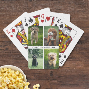 Jeu De Cartes Collage de photos de chien mignon pour propriétair