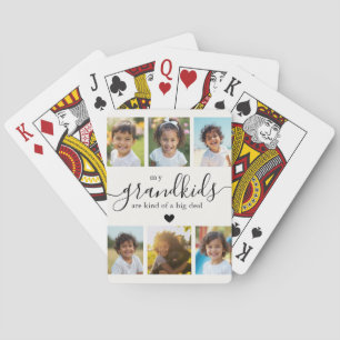 Jeu De Cartes Collage de photos de petits-enfants mignons pour g