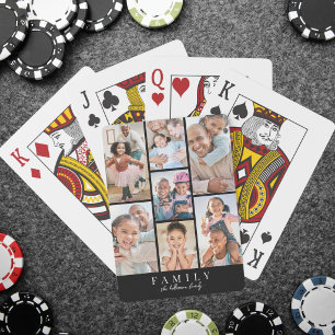 Jeu De Cartes Collage de photos personnalisé