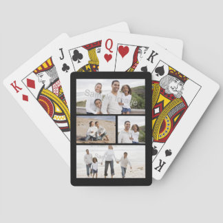 Jeu De Cartes Collage photo personnalisé