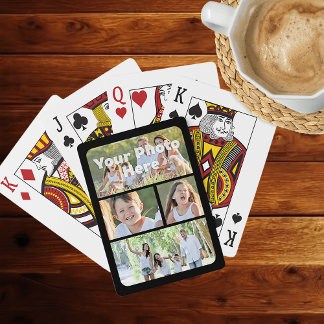 Jeu De Cartes Collage photo personnalisé 4