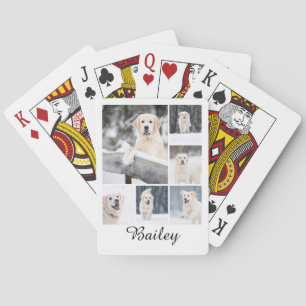 Jeu De Cartes Collage photo pour animaux de compagnie personnali