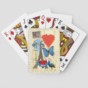 Jeu De Cartes Collage romantique Paris