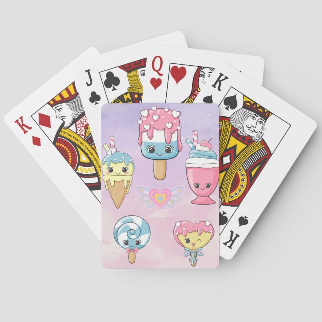 Jeu De Cartes collection de crème glacée pour bébés (dos)