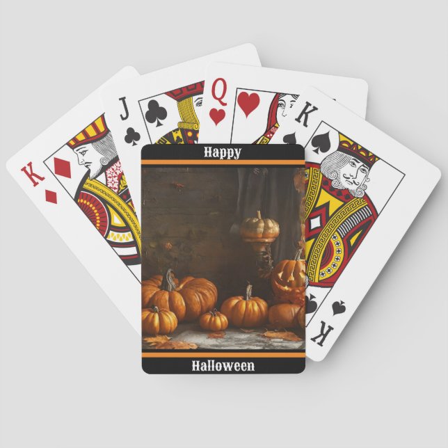 Jeu De Cartes Collection de la maison Old Happy Halloween (dos)