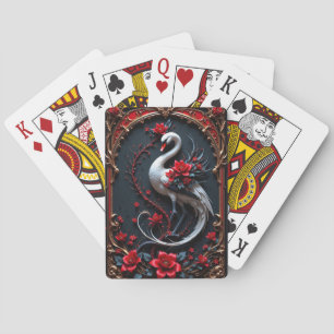 Jeu De Cartes Collection de mariage Elegant Cygne Blanc