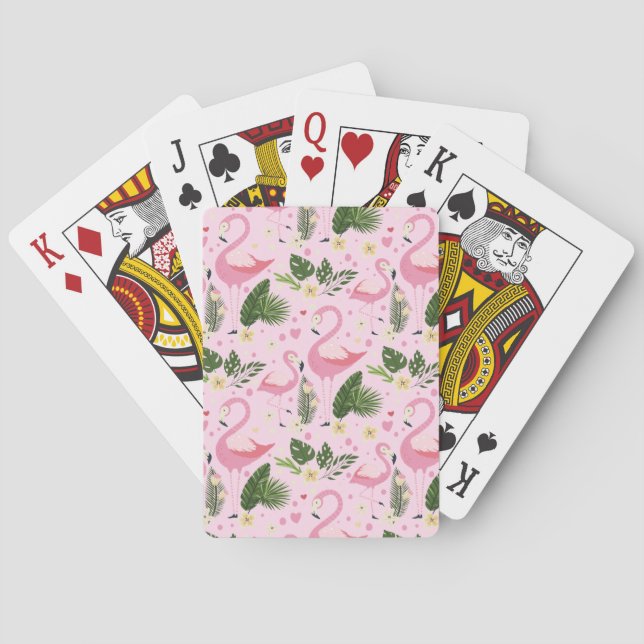 Jeu De Cartes Collection d'été Flamingo Une Conception 8 (dos)