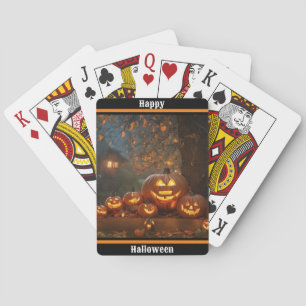 Jeu De Cartes Collection famille Halloween citrouille