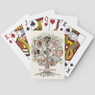 Jeu De Cartes Collection photo d'arbre généalogique 8 Photos Nom
