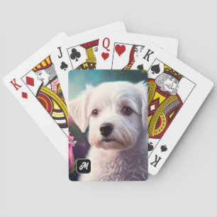 Jeu De Cartes Collection rose Et Chien Sucré
