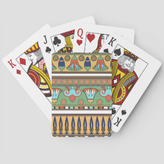 Jeu De Cartes Collection Vintage d'ornement égyptien