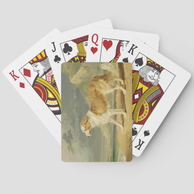 Jeu De Cartes Collie, 1809 (huile à bord) (dos)