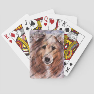 JEU DE CARTES COLLIE D'OR AMICALE