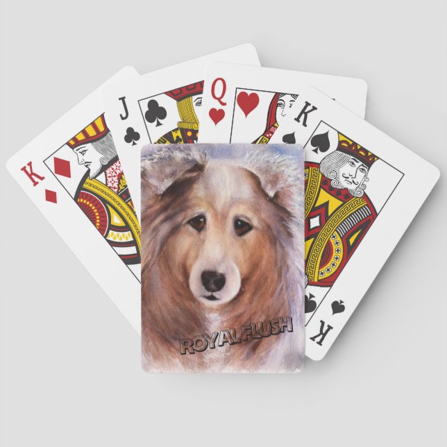 JEU DE CARTES COLLIE GORGEUSE (dos)