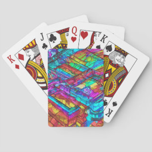 Jeu De Cartes Coloré Néon