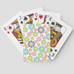 Jeu De Cartes Colorful floral art pattern design