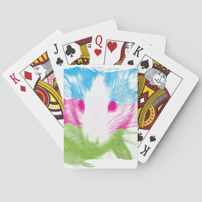 Jeu De Cartes Colorful Rattie Playing Cards (dos)