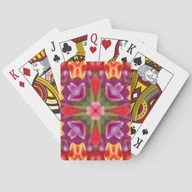 Jeu De Cartes Colorful Tulips (dos)