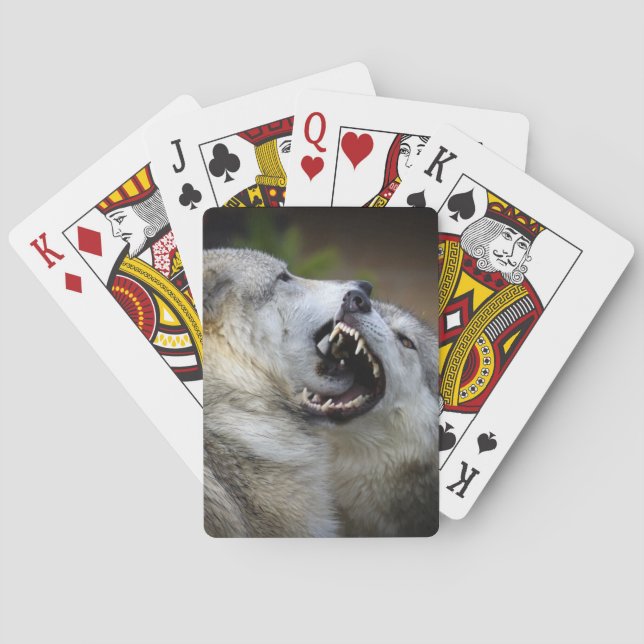Jeu De Cartes Combat de loup (dos)