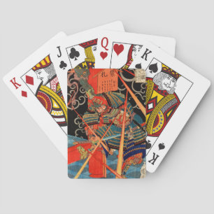 JEU DE CARTES COMBAT DE SAMOURAÏ CONTRE UN MONSTRE