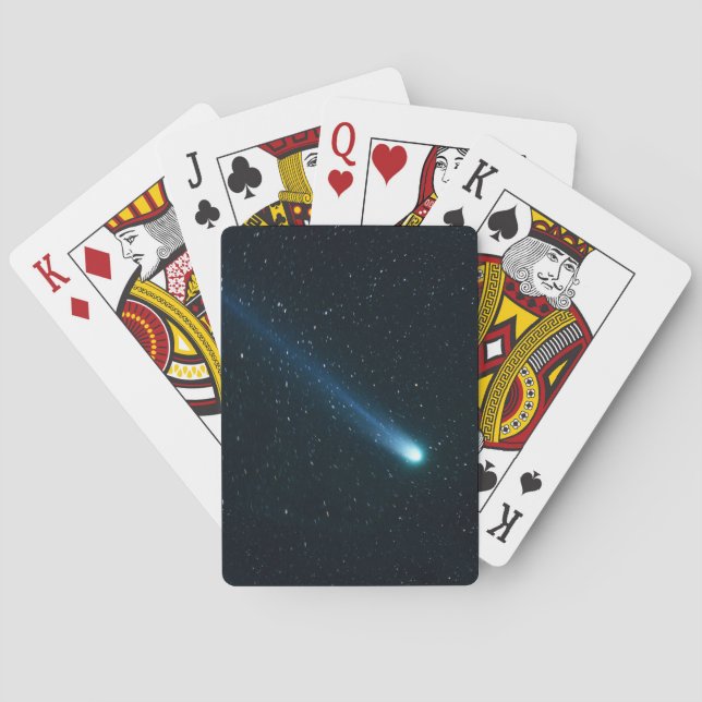 Jeu De Cartes Comète dans le ciel nocturne (dos)