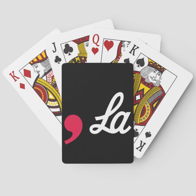 Jeu De Cartes Comma La Funny Ponctuation Kamala Harris (dos)