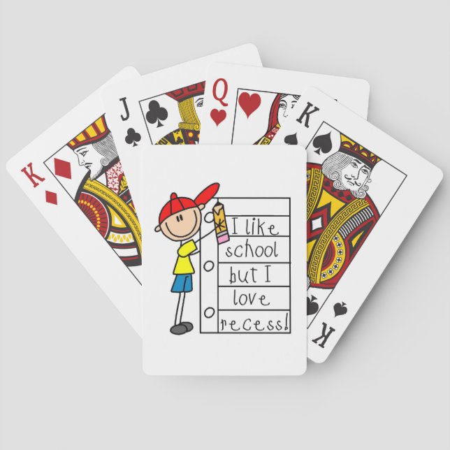 Jeu De Cartes Comme l'école aime la récréation (dos)