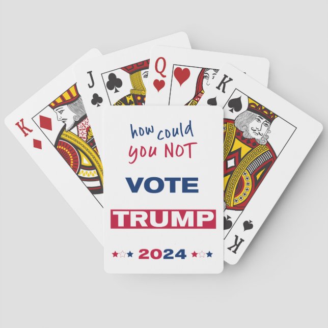 Jeu De Cartes Comment ne pas voter TRUMP 2024 (dos)