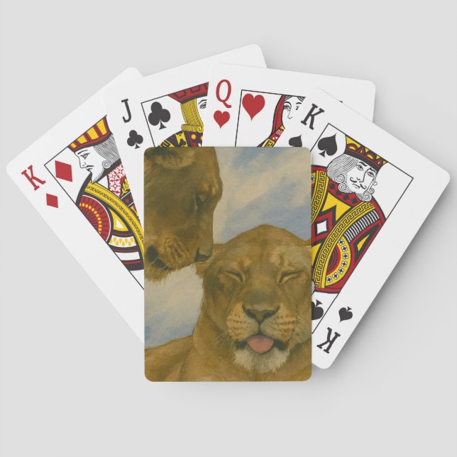 Jeu De Cartes Compagnie de Lioness en Golden Light (dos)