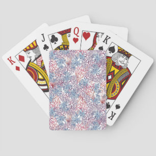 Jeu De Cartes Composition de aquarelle sous-marine Série Design