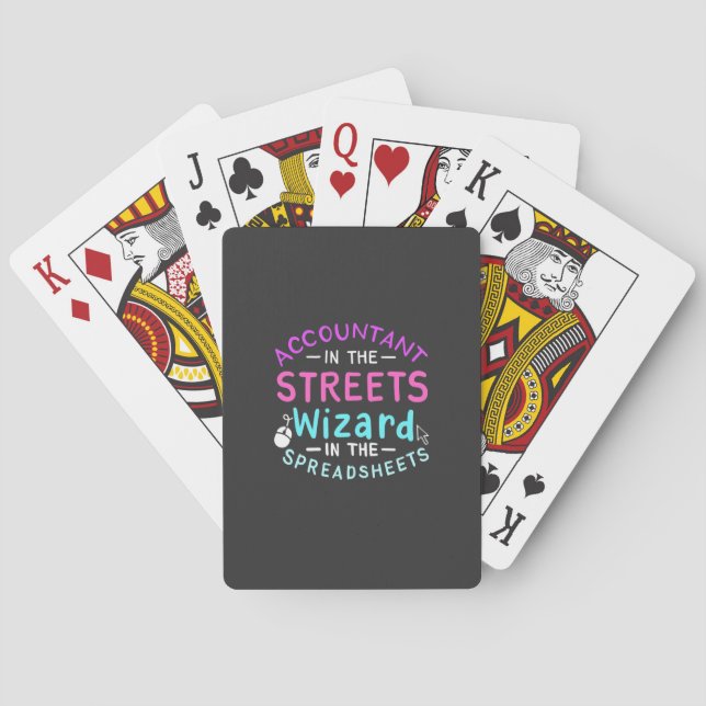 Jeu De Cartes Comptable Dans Les Rues (dos)