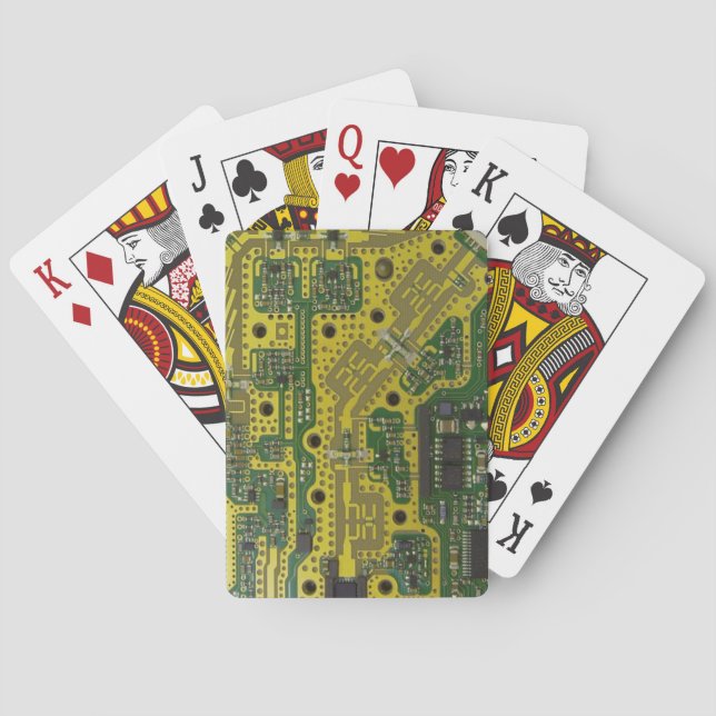Jeu De Cartes Computer Chip Playing Cards (dos)