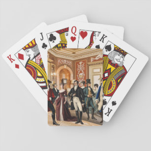 Jeu De Cartes Comte de Monte Cristo jouant aux cartes