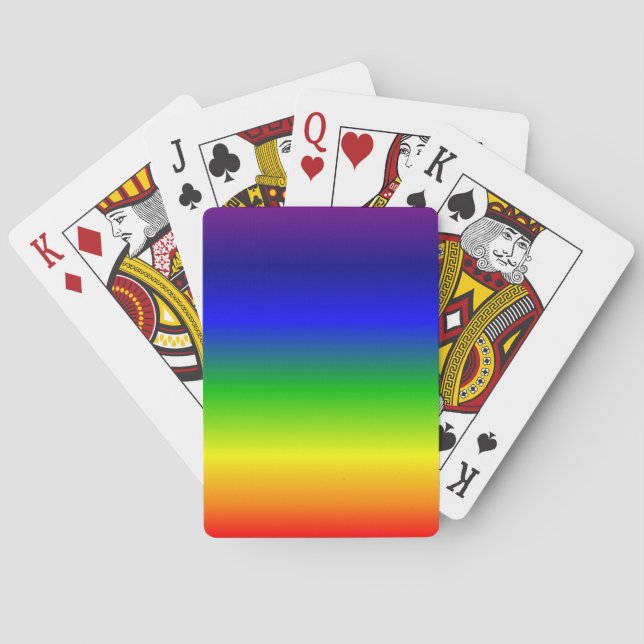 Jeu De Cartes Concepteur Customisé couleur coloré (dos)