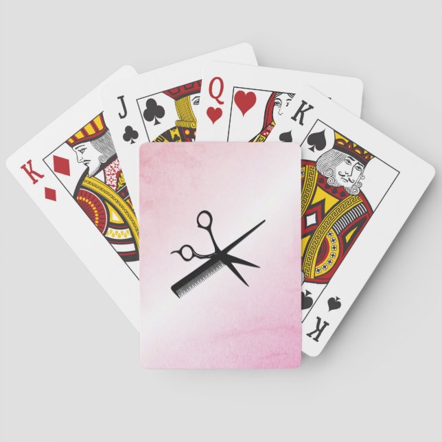 Jeu De Cartes Concepteur esthétique rose (dos)