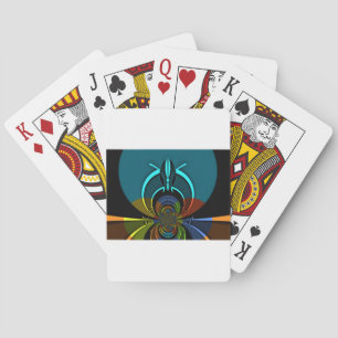 Jeu De Cartes Conception colorée de bouclier Maasai