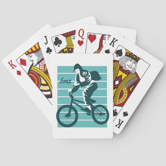 Jeu De Cartes Conception cool - BMX (dos)