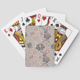 Jeu De Cartes Conception d'art botanique de William Morris Graft