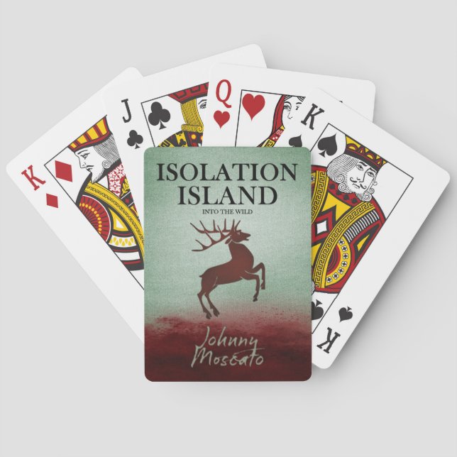 Jeu De Cartes Conception de cerfs de l'île d'isolement (dos)